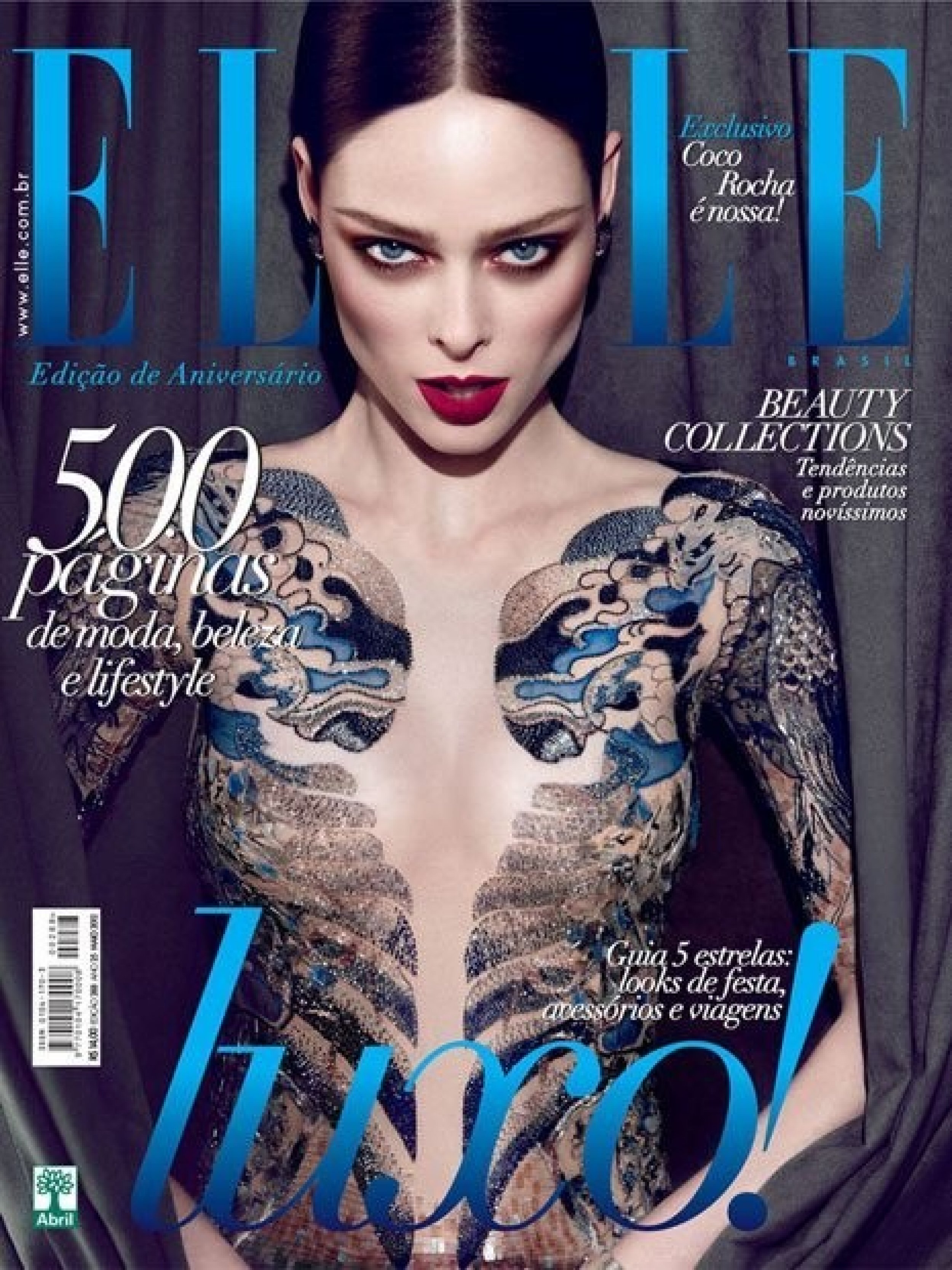Coco Rocha Angry Over Nude, Airbrushed Elle Brasil May 2012