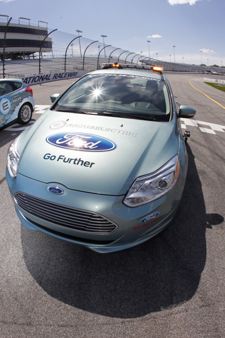 The 2012 Ford Focus Electric will serve as the pace car for NASCAR's Capital City 400 at the Richmond International Raceway on Saturday.