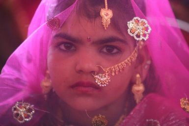 An Indian child bride