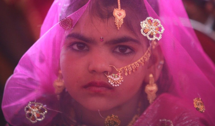 An Indian child bride