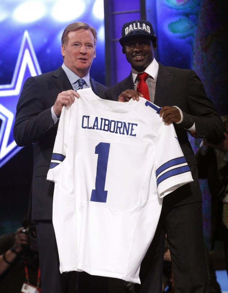 Morris Claiborne smiles after being drafted sixth overall by the Cowboys.