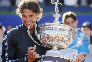 Rafael Nadal beat David Ferrer in straight sets to win his seventh Barcelona Open and maintain his clay-court form ahead of a potential tussle with Novak Djokovic at the French Open next month.