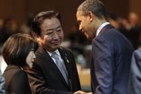 Japan's Prime Minister Yoshihiko Noda and US President Barack Obama