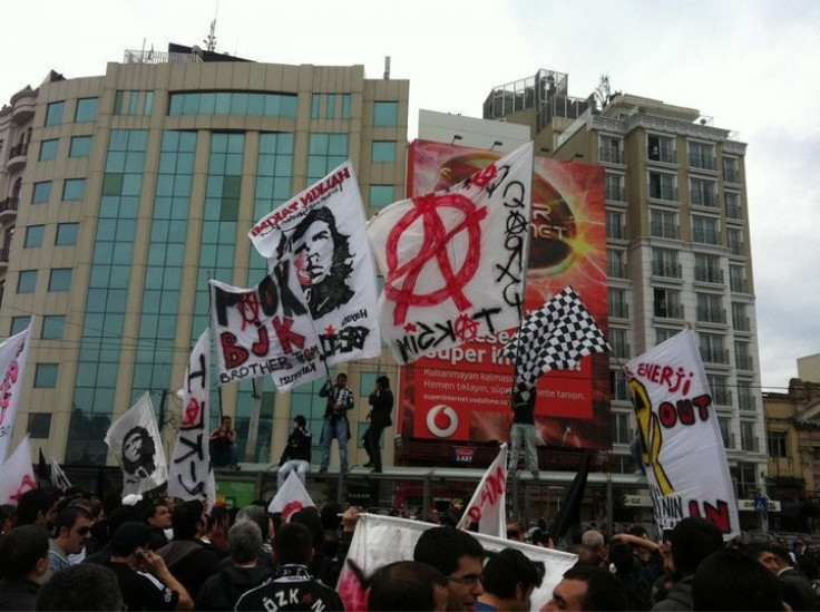 May Day rally in Istanbul in 2011.