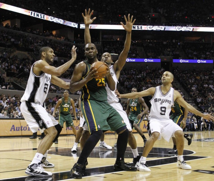 The Utah Jazz and San Antonio Spurs resume their series at 10 p.m. ET tonight in Salt Lake City.
