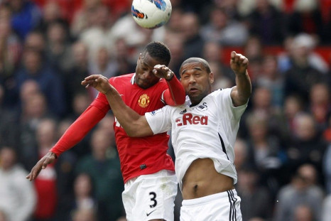 Manchester United downed Swansea 2-0 on Sunday.