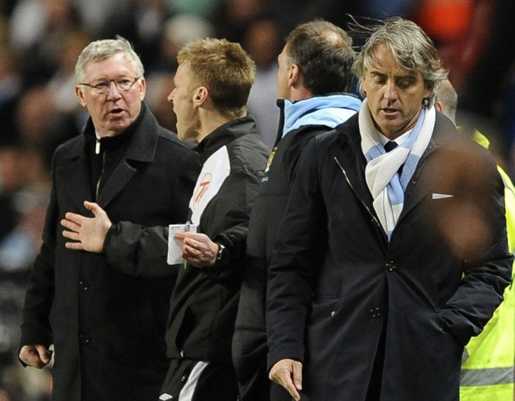 Sir Alex Ferguson and Roberto Mancini