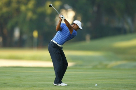 Tiger Woods during a practice round for The Players Championship.