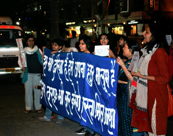 Women in Delhi Protest against rape