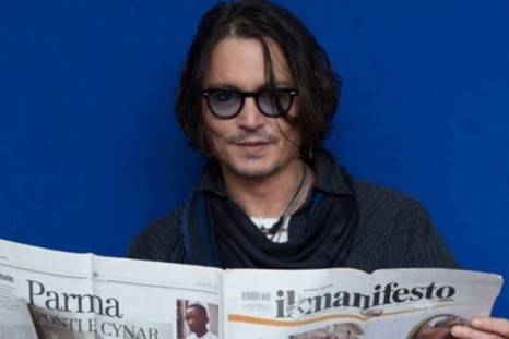 Johnny Depp Reading Il Manifesto