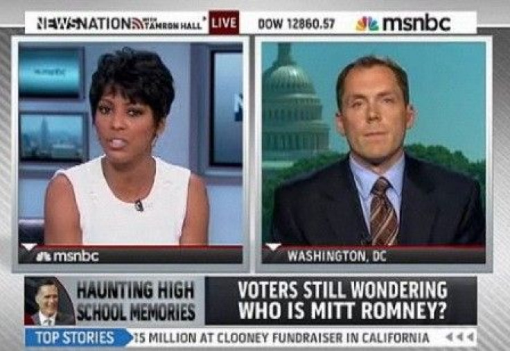 WATCH: MSNBC's Tamron Hall Cuts Off Guest Who Criticized Romney Bullying Coverage [VIDEO]