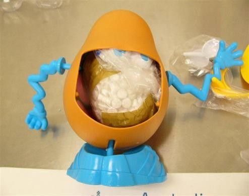 Smuggling Ecstasy Drug Through Mr Potatohead Toy