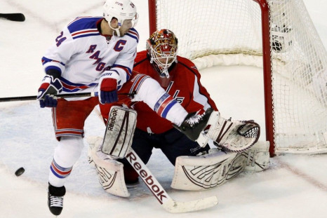 The Rangers take on the Capitals at 7:30 p.m. ET.