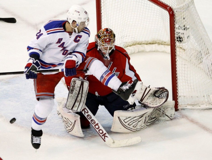 The Rangers take on the Capitals at 7:30 p.m. ET.