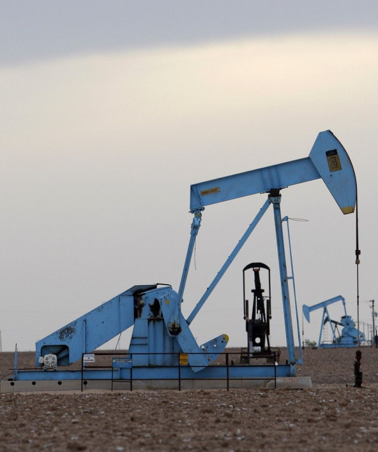 Oil rigs are seen in Midland, Texas