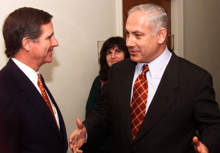 BMC Software CEO Bob Beauchamp (left) meet israel Prime Minister Benjamin Netanyahu