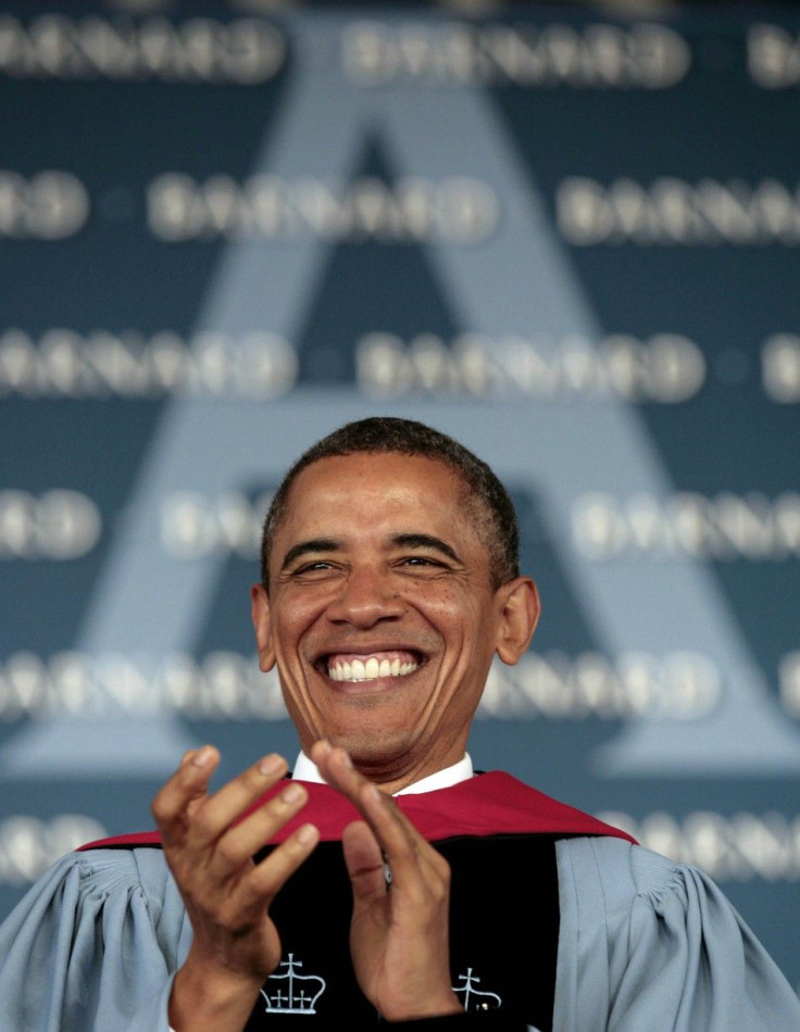 Obama Champions Women's Rights at Barnard Commencement: 'It's Tough Out There, But I Know You Are Tougher&quot;