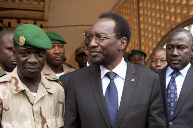 Amadou Sanogo and Dioncounda Traore