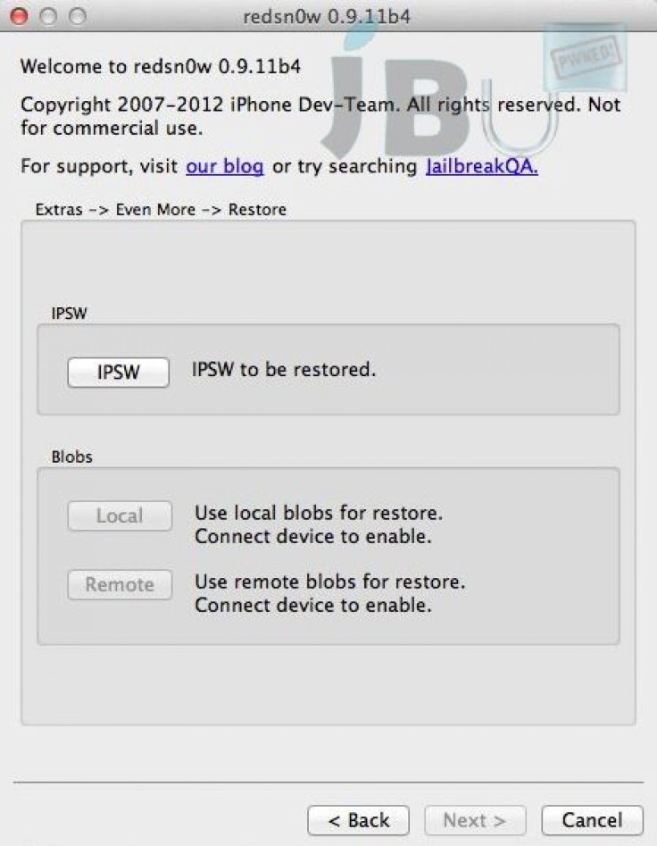 How To Use Updated RedSn0w 0.9.11b4 to Jailbreak iOS 5.1.1 Tethered on iPhone, iPad And iPod Touch (A4 Devices)