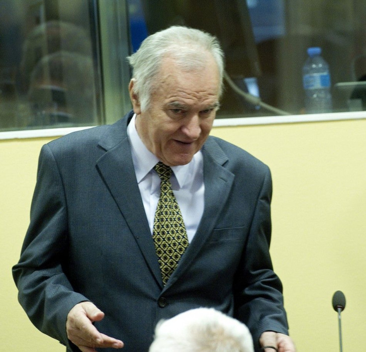 Bosnian Serb general Ratko Mladic