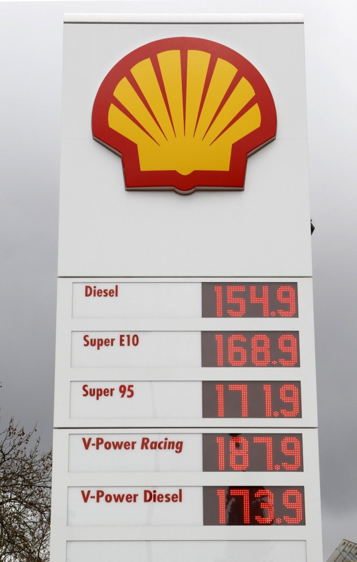 Royal Dutch Shell gas sign