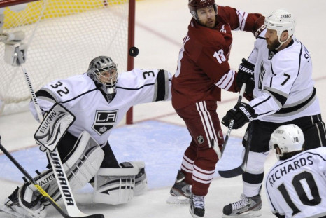 The Kings take on the Coyotes at 9:00 p.m. ET.