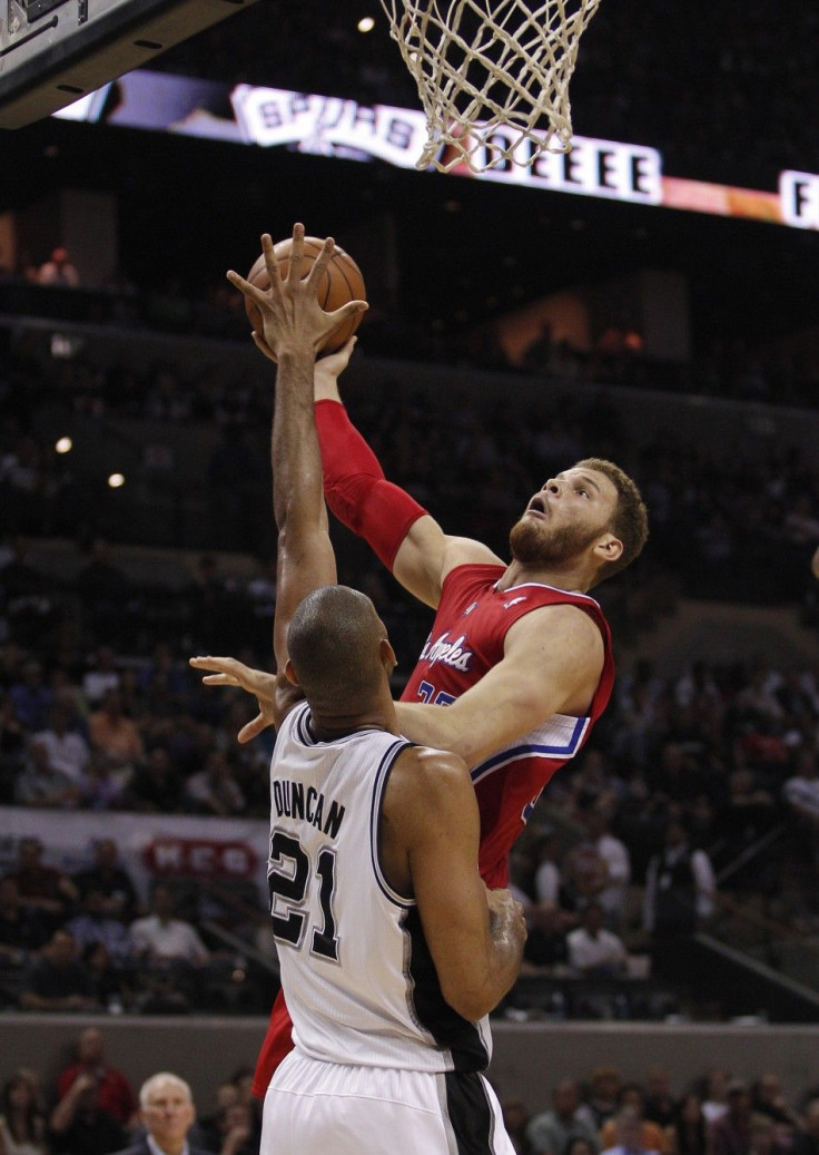 The Clippers take on the Spurs at 3:30 p.m. ET.