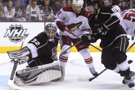 The Kings take on the Coyotes at 3 p.m. ET.
