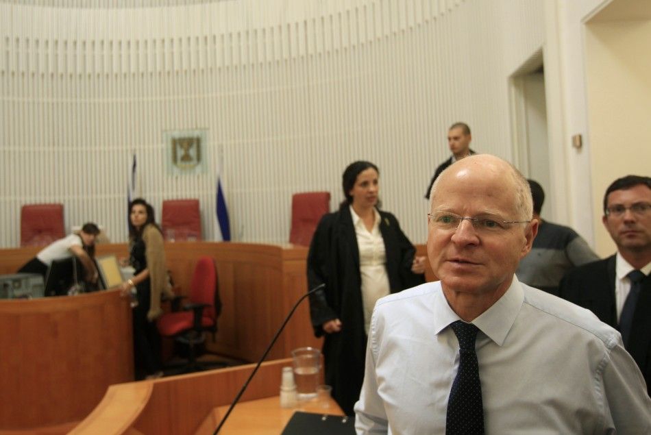 Noam Shalit, the father of captive Israeli soldier Gilad Shalit, stands in a courtroom at Israel039s Supreme Court in Jerusalem October 17, 2011