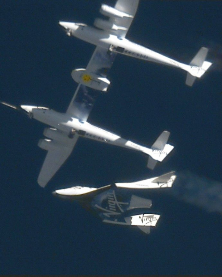 SpaceShipTwo and mothership