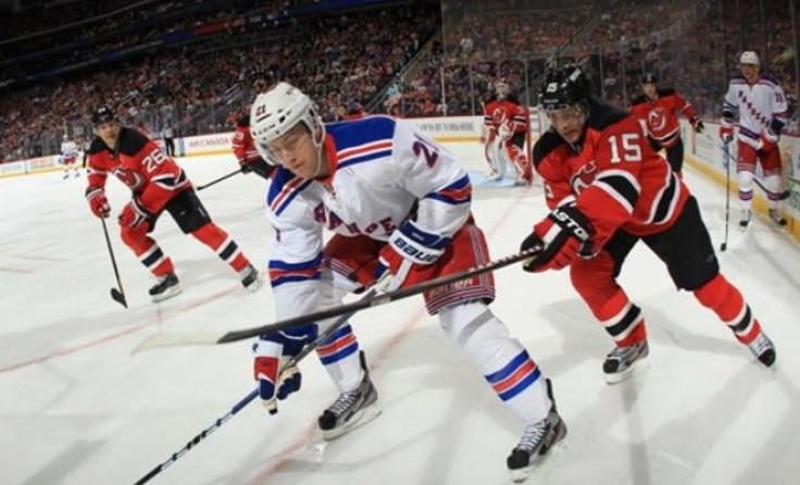 The Rangers take on the Devils at 8 p.m. ET.