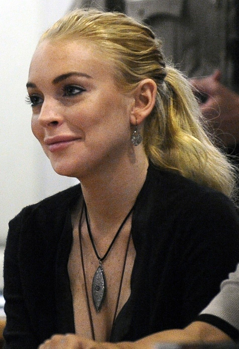 Actress Lindsay Lohan.