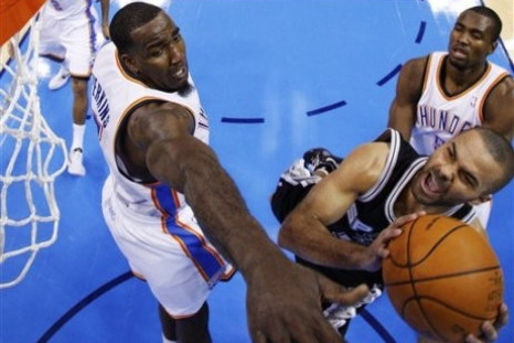 The Thunder and Spurs tip off at 9 p.m. ET.