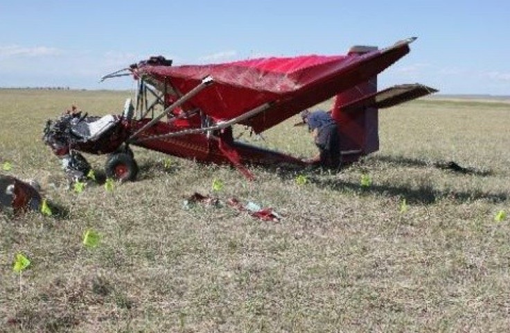 homemade plane crash