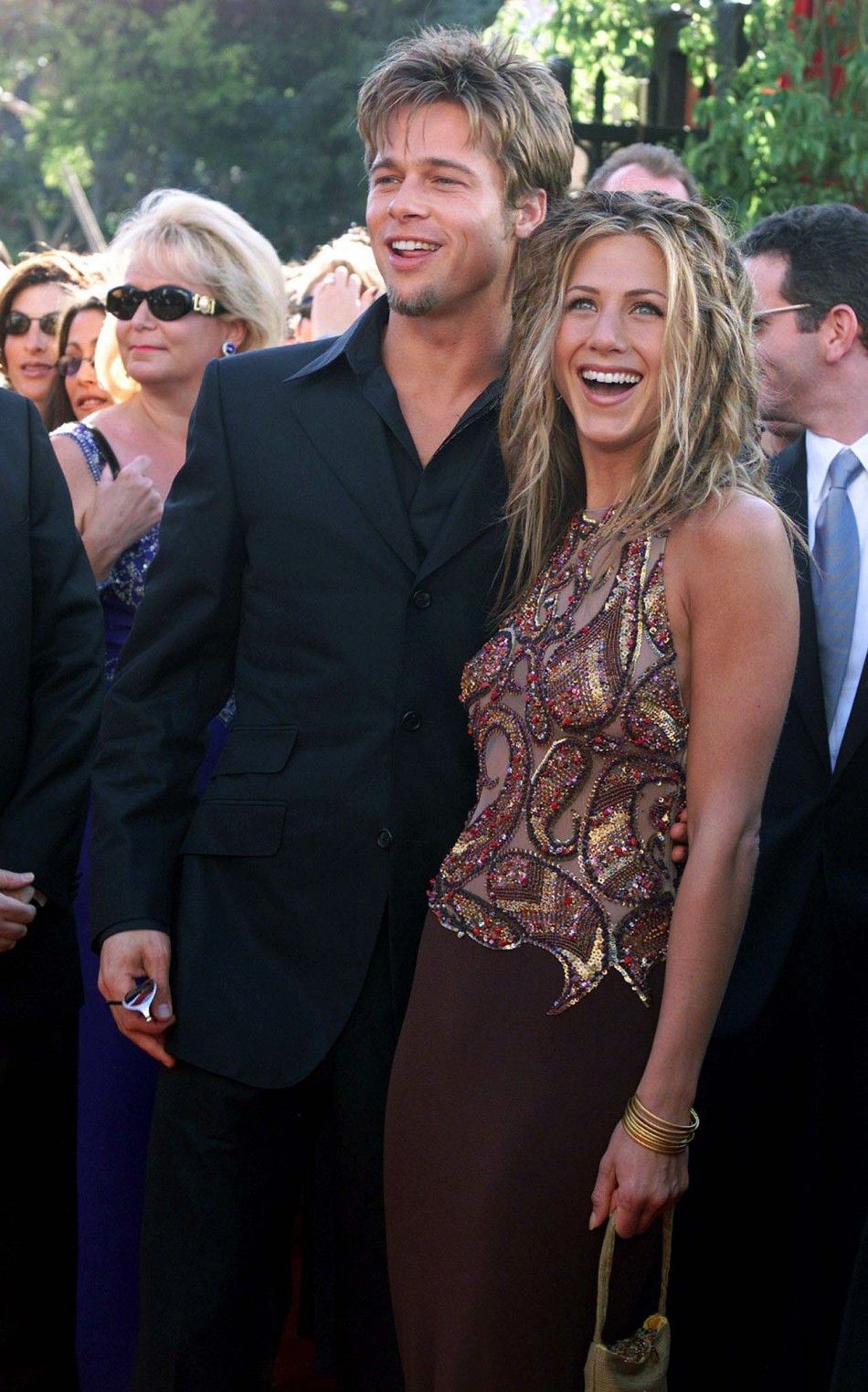 Jennifer Aniston and ex-husbdand Brad Pitt