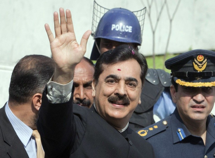 Pakistan's Prime Minister Yusuf Raza Gilani