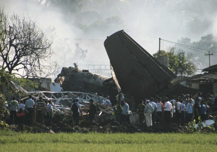 Indonesian Air force Plane Crash In Jakarta