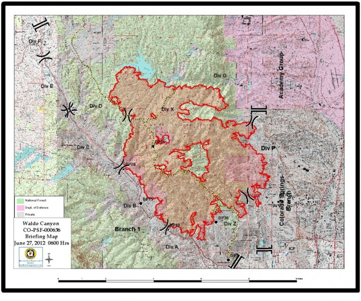 Waldo Canyon Fire, Colorado Springs