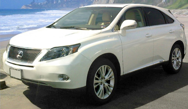 A 2010 Lexus RX 450 H parked. Over 150,000 model-year 2010 Lexus RX vehicles are under an unintended acceleration recall.