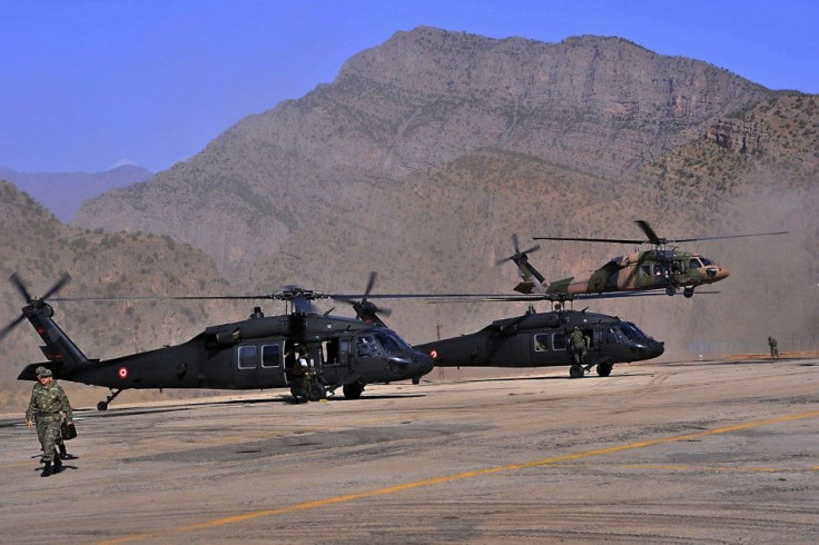 Military helicopters