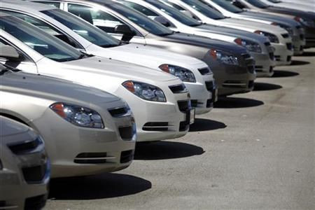 Chevrolet Cars at a Dealership