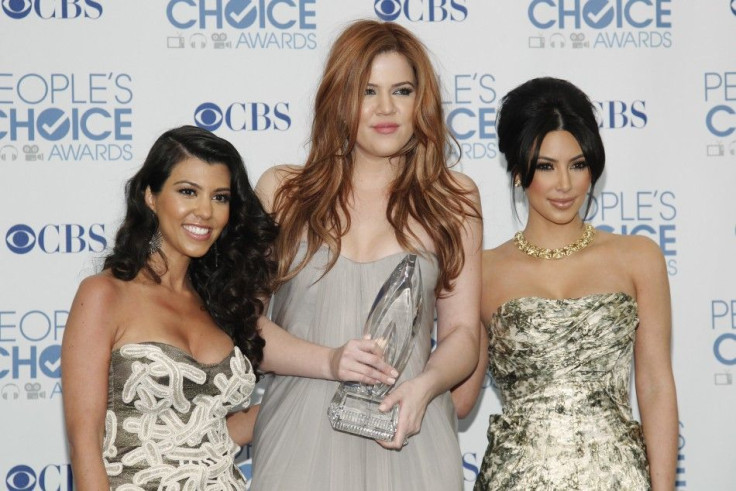 Kourtney, Khloe and Kim Kardashian.