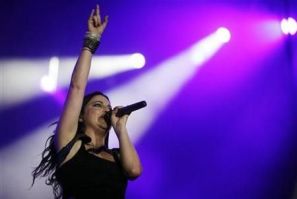 Amy Lee of Evanescence performs at the Rock in Rio Music Festival in Rio de Janeiro