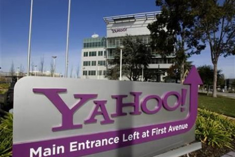 A Yahoo! signs sits out front of their headquarters in Sunnyvale