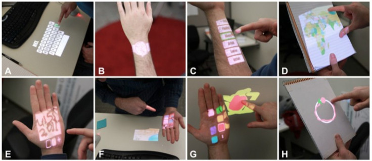 OmniTouch Wearable Multitouch system