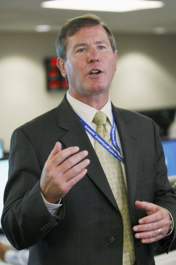 Sean McGurk speaks at the National Cybersecurity & Communications Integration Center (NCCIC) in Arlington Virginia
