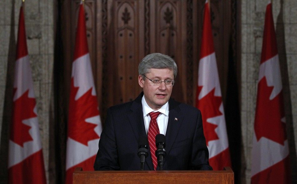 Canadas PM Stephen Harper