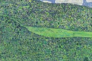 Litzlberg am Attersee by Gustav Klimt a painting for Sotheby&#039;s upcoming Impressionist and Modern Art Evening Sale in New York is seen in a handout photo. Public exhibition of the works will be from October 28 to November 2. The auction will be held o