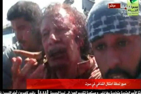 Moammar Gadhafi: Minutes Before He Was Dragged and Killed.