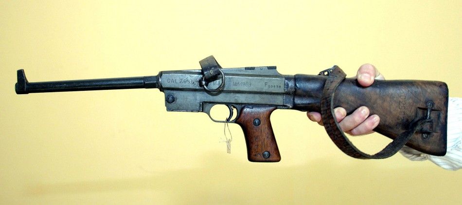 The French-made MAS sub-machine gun that killed Italy039s Benito Mussolini in 1945 is pictured in Tirana August 4, 2004.